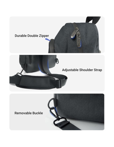 Funda de transporte Syntech para consolas y accesorios negra