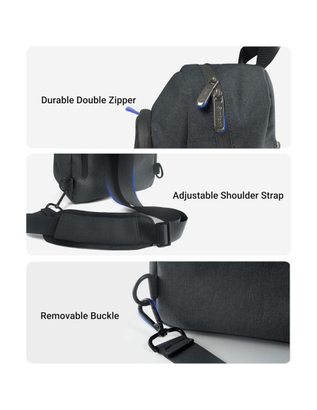 Funda de transporte Syntech para consolas y accesorios negra