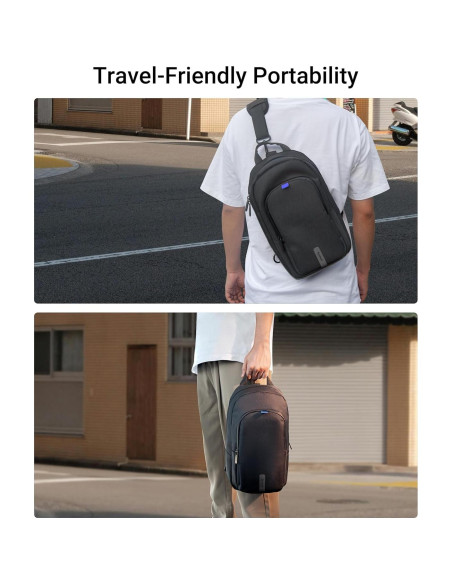 Funda de transporte Syntech para consolas y accesorios negra