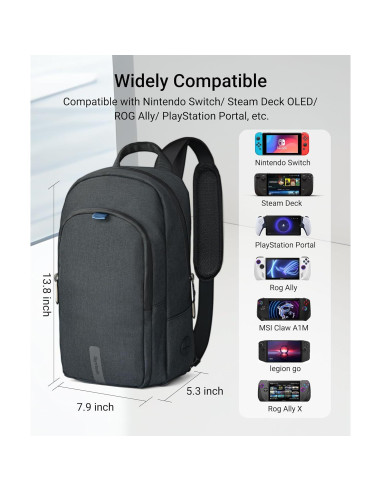 Funda de transporte Syntech para consolas y accesorios negra