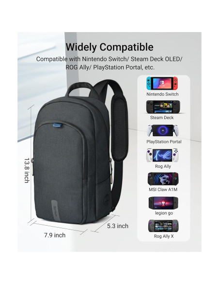 Funda de transporte Syntech para consolas y accesorios negra