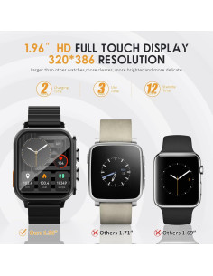Reloj Inteligente W@nyou N22 1.96" HD con Auriculares 2