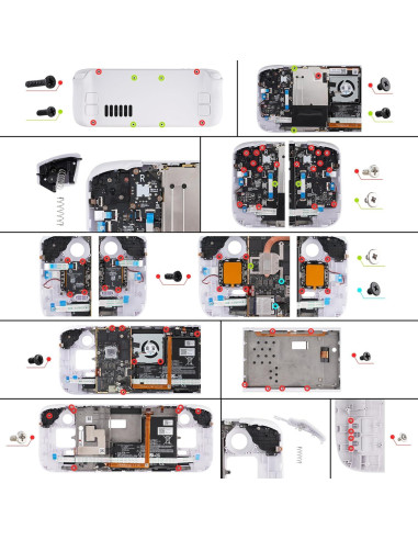 eXtremeRate Carcasa DIY para Steam Deck LCD - Flores Rosa