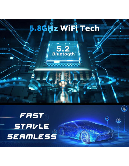 Adaptador Inalámbrico Android Auto MMB MINI 2024, Conexión Rápida