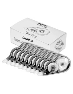 Cinta Correctora Blanca Dicatlon 10 Unidades 5m x 5mm