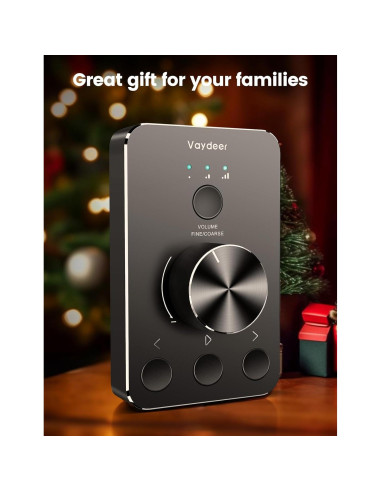 Perilla de Control de Volumen Vaydeer USB con Silencio y 3 Modos