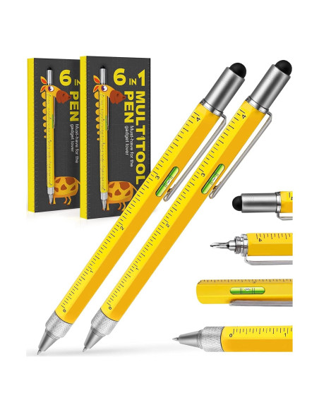 Bolígrafo Multiherramienta CRANACH 2 Paquete 6 en 1