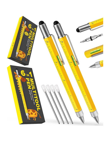 Bolígrafo Multiherramienta CRANACH 2 Paquete 6 en 1