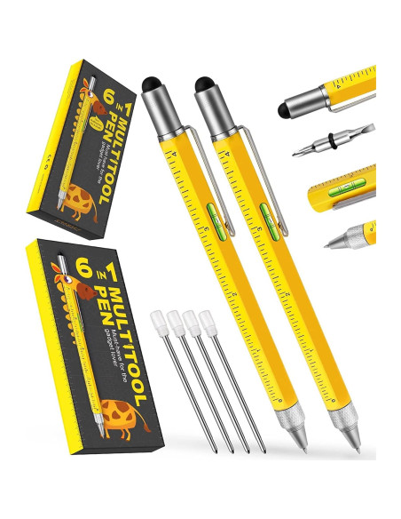 Bolígrafo Multiherramienta CRANACH 2 Paquete 6 en 1