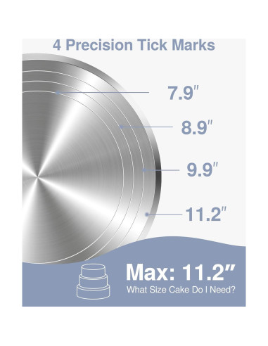 Soporte Giratorio para Pasteles Puroma 30 cm Antideslizante