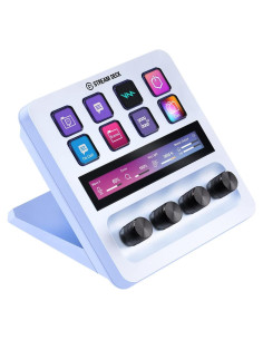 Elgato Stream Deck + Blanco - 8 teclas LCD personalizables