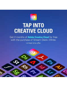 Elgato Stream Deck + Blanco - 8 teclas LCD personalizables 2