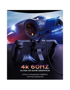 Dock Portátil NEWQ para Steam Deck 4K HDMI 5-en-1 USB-C 2