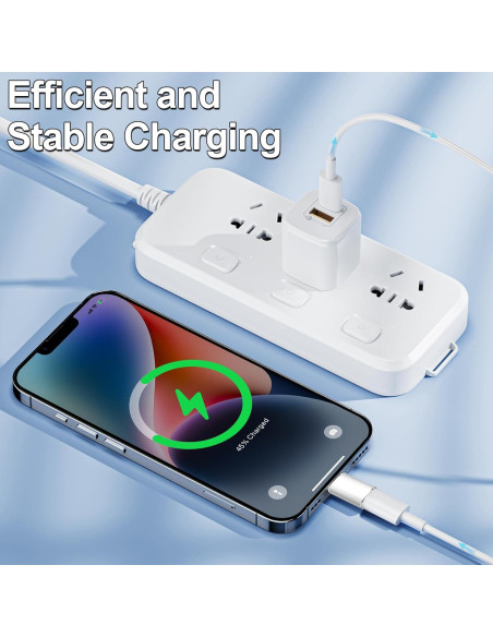 Adaptador USB C a Lightning xiwxi para iPhone 14/13/12, Audio OTG