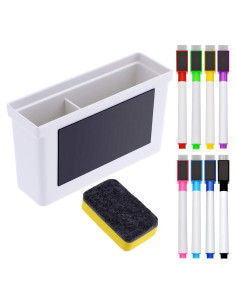 Soporte Magnético con 10 Marcadores Borrables Boao