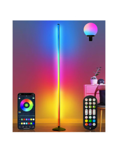 Lámpara de Piso LED RGBW LanAqua 30cm Control Remoto