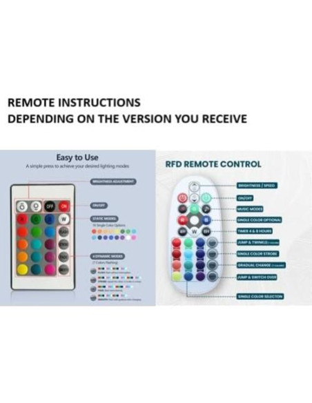 Lámpara de Acuario LED Lightahead Grande 18 LEDs Multicolor