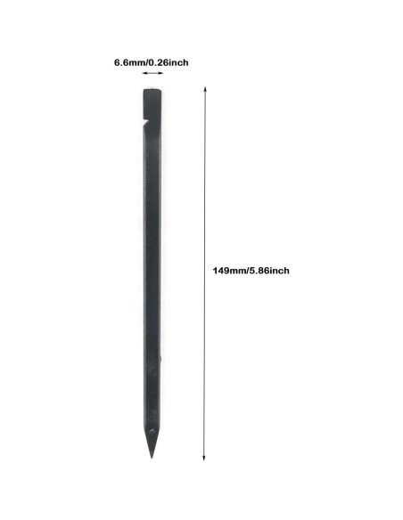 E-outstanding 12 Herramientas de Apertura Negras para Reparación
