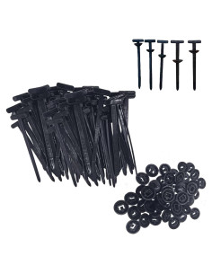 Hebilla de Brida de Cable Universal BOVVSKY 100pcs Nylon