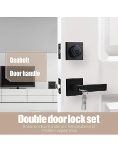 Juego de Cerradura de Puerta Exterior Cielsa Dawn 1 Paquete 2