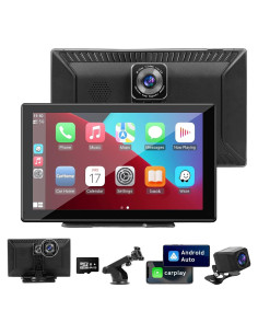Pantalla Táctil Inalámbrica Hererod 9.3" CarPlay y Android Auto