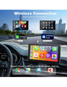 Pantalla Táctil Inalámbrica Hererod 9.3" CarPlay y Android Auto 2
