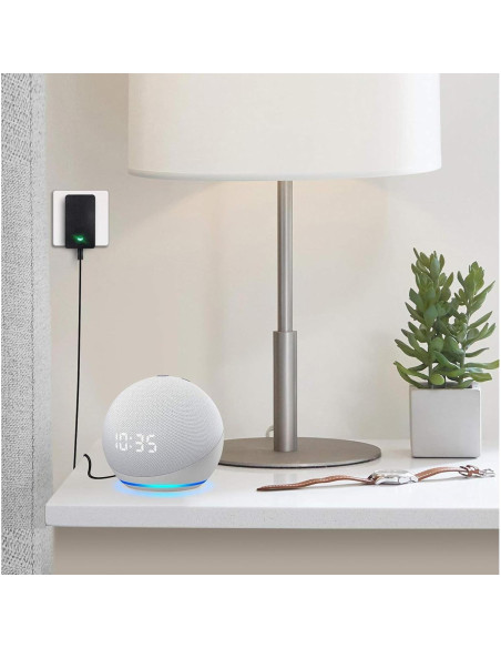 Adaptador de corriente SMAYS para Alexa Show 5 y Dot 3ra Gen