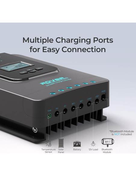 Controlador de Carga Solar Renogy Rover 20A 12V/24V MPPT