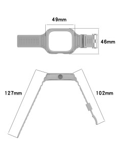 3Pack Funda TPU para Redmi Watch 4 / Xiaomi Band 8 Pro 2