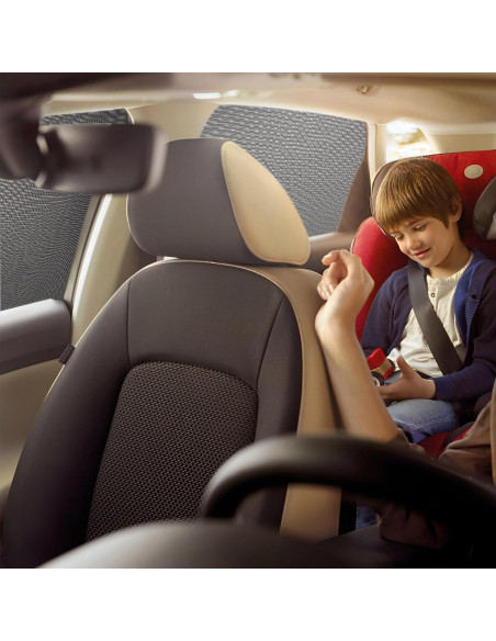 Cortina Solar para Auto JINRUCHE, 2 Piezas, Ajuste Universal