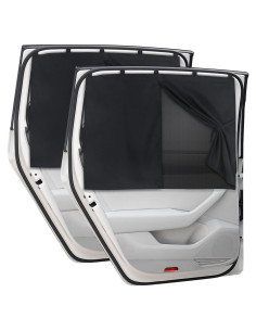 Sombrillas Magnéticas DIZA100 para Ventanas de Auto 2 Pcs