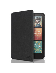 Funda CoBak para Kindle Paperwhite 12 Gen 2024 - PU Cuero Negro