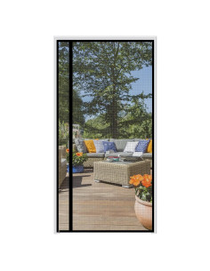 Puerta de Pantalla Magnética Wohomzy 32x83 cm Negra