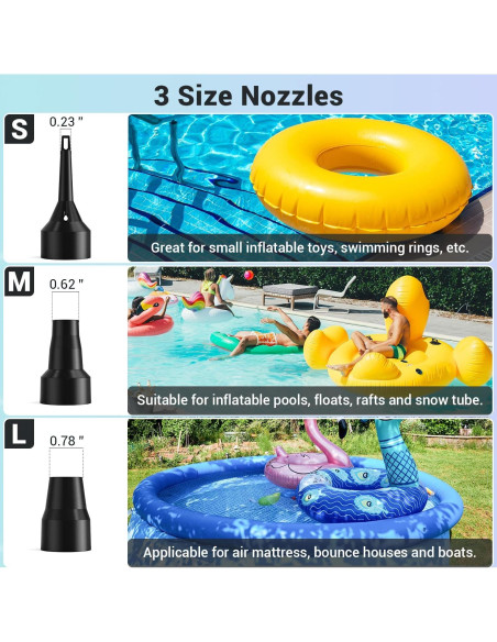 Bomba de Aire Eléctrica Dr.Meter HT-166 460L/min 0.47kg