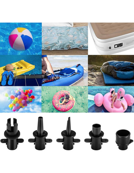 Bomba de Aire Eléctrica BUYMAX 300W Inflador y Desinflador