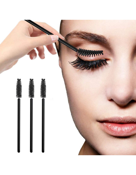 Cepillos Desechables GUMIKE 100 Pcs para Pestañas y Cejas