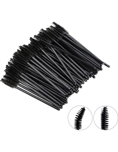 Cepillos Desechables GUMIKE 100 Pcs para Pestañas y Cejas