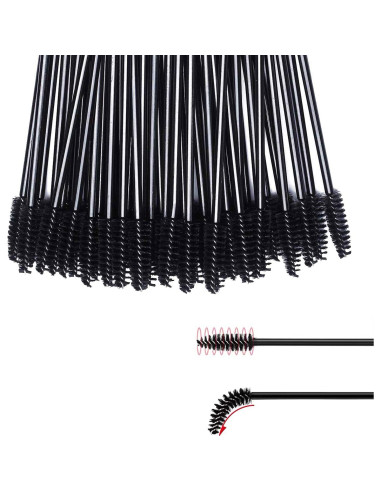 Cepillos Desechables GUMIKE 100 Pcs para Pestañas y Cejas