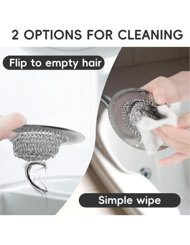 Receptor de Cabello Wokdada 11.18 cm Acero Inoxidable Antideslizante