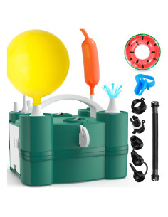 Bomba de globo eléctrica LooLaa 3 en 1 con 3 puertos