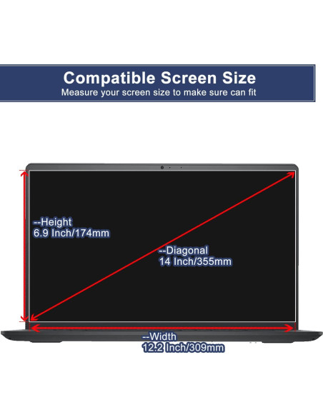 Protector de Pantalla MUBUY-GOL 14" Anti Luz Azul