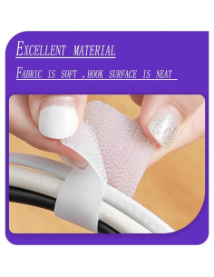 Correas de Cable ZLYM 50 Pcs Multiusos 8.89x2.79 cm 2