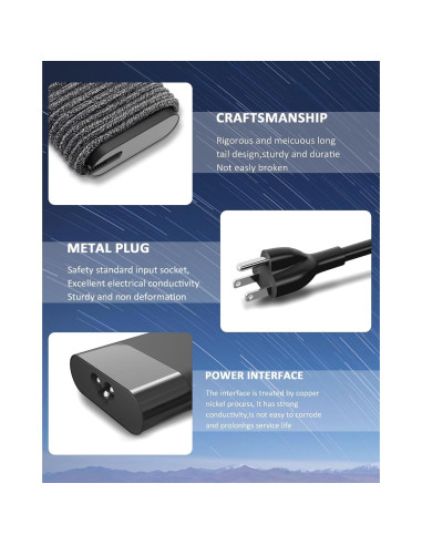 Cargador USB C 65W para Laptop HP - Carga Rápida