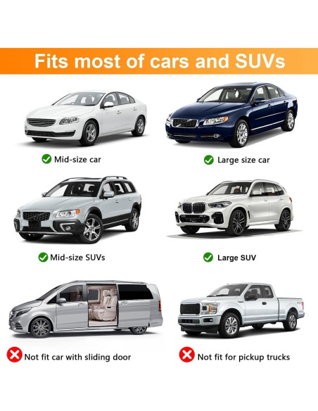 Protector de Ventana Lateral Trasera Yayalovehomee 2 Piezas