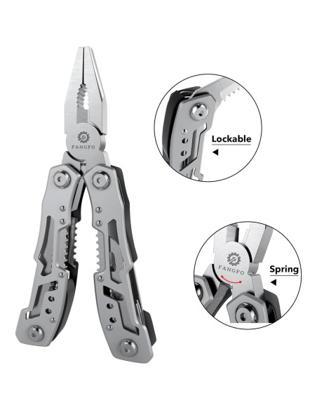 Alicate Multiherramienta Fangfo 14-en-1 Acero Inoxidable