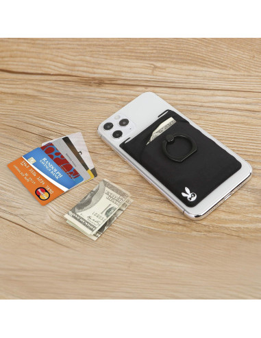 Billetera para Teléfono TUZAMA Negra 5 en 1 con RFID