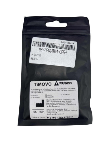 Adaptador Lightning a USB-C TiMOVO, 4 piezas, carga y datos