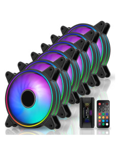 Ventilador RGB EZDIY-FAB 120mm Paquete de 6 ARGB