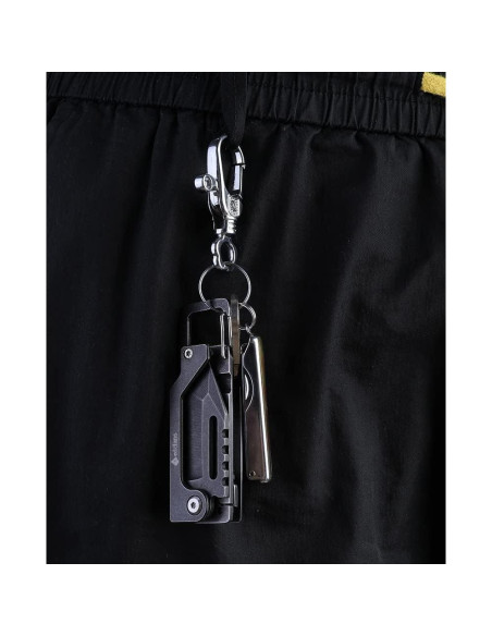 Cuchillo de Llavero EDCfans 8 en 1 Acero Inoxidable