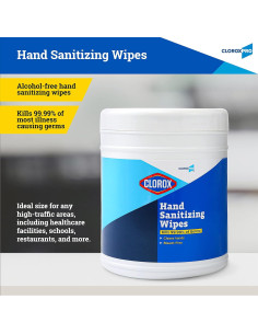 Toallitas Desinfectantes Clorox Pro 270 Unidades Sin Alcohol 2